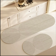 Super Absorbent Kitchen Floor Mat Long Diatomite Kitchen Rug Soft Washable Carpets Anti Slip Bathroom Entrance Doormat