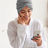 Microfiber Hair Towel Extra Large Wrap Fast-drying hair towel wrap with elastic band, ultra-absorbent soft hair towel wrap Turban