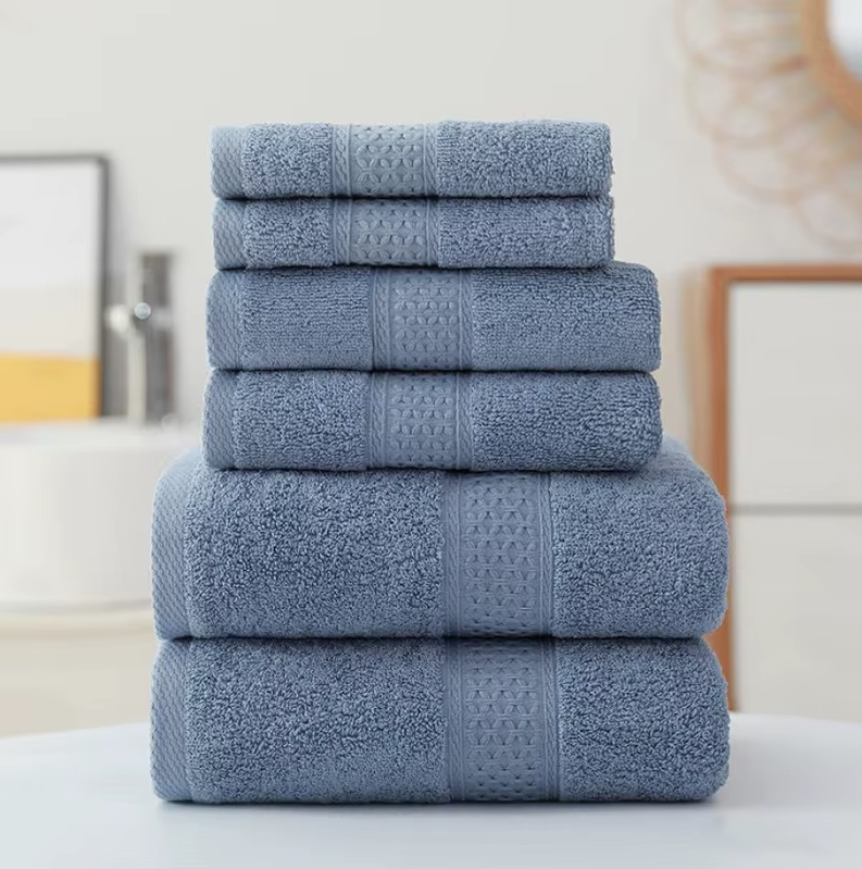 3pcs Luxurious Cotton Towel Set Ultra Soft Highly Absorbent Includes 1 Bath Towels 1 Hand Towels 1 Washcloths For Home Bathroom