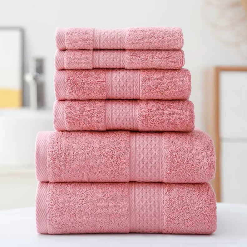 3pcs Luxurious Cotton Towel Set Ultra Soft Highly Absorbent Includes 1 Bath Towels 1 Hand Towels 1 Washcloths For Home Bathroom
