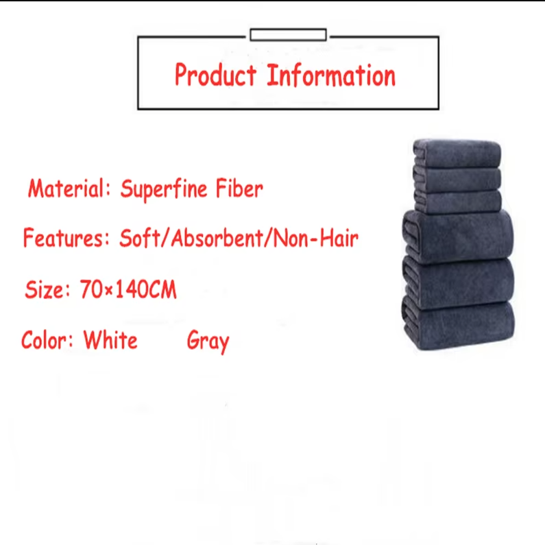 Bath Towel New 70*140cm For Adults High Quality Thicken Soft Shower Spa Sport Travel Towel Microfiber Large Towel 80*180cm