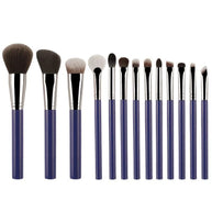 13-Piece Vegan Makeup Brush Set Hypoallergenic Soft Synthetic Brushes for Eye Contouring & Full Face,Professional Cosmetic Tools