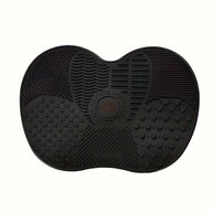 Handheld Silicone Makeup Brush Cleaning Pad - Gentle Makeup Brush Deep Cleaning, Portable Cleaning Tool with Suction Cup