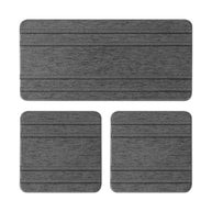 Large Absorbent Stone Tray, 3 Pack Dry And Tidy Diatomaceous Earth Stone Sink Tray, Instant Dry Sink, Sponge Hand Soap Holder