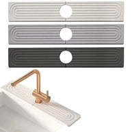 Super Absorbent Fast Drying Faucet Mat Diatom Mud Reusable Faucet Drain Pad Non-Slip Moisture-proof Counter Protector