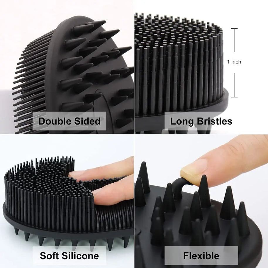 Silicone Bath Brush Cleansing Massage Full Body Scrub Bath Brush Baby Silicone Shampoo Bath