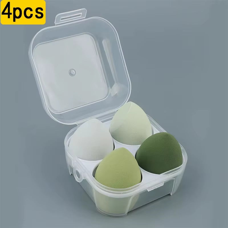 4-16 Pieces Makeup Sponge-Powder Puff Dry and Wet Combined Beauty Cosmetic Ball Foundation Powder Puff Bevel Cut Make Up Sponge Tools