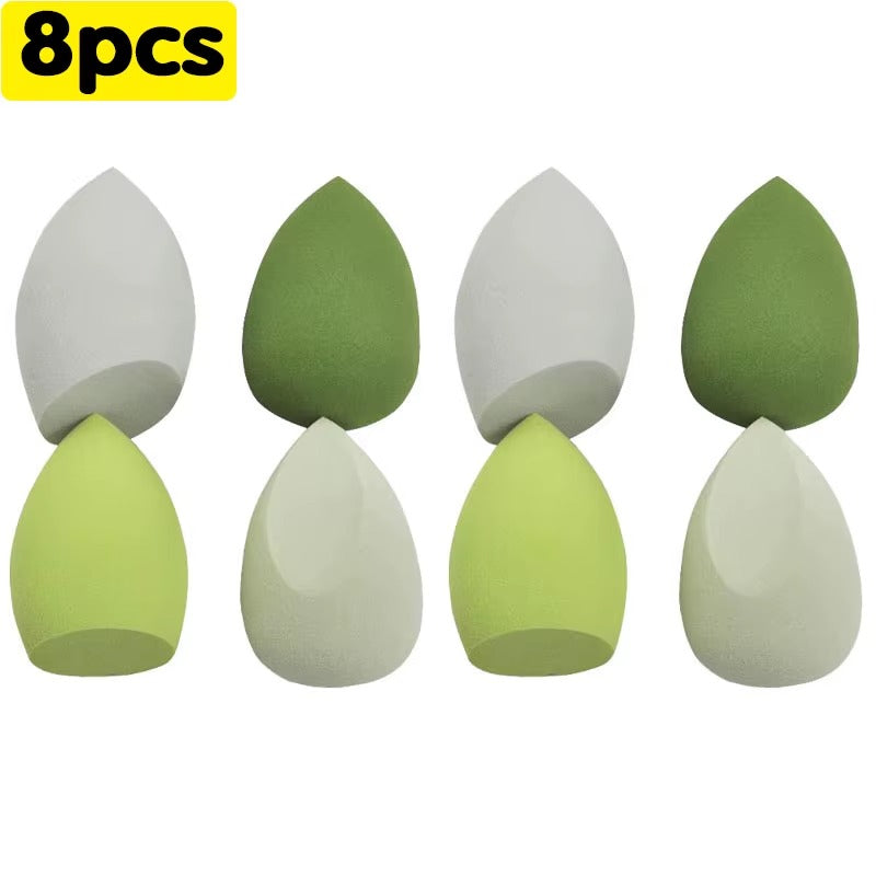 4-16 Pieces Makeup Sponge-Powder Puff Dry and Wet Combined Beauty Cosmetic Ball Foundation Powder Puff Bevel Cut Make Up Sponge Tools