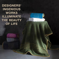 8pcs Luxury Hotel High Quality Cotton Bath Towel Set, Including Soft Absorbent Quick-Drying Set, Suitable for Bathroom.