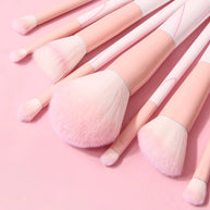 Multi-Function Cosmetic Brush Set, 12 pcs pink Fiber Makeup Brush Kit For Women With Makeup brush storage bucket