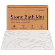 Bath Mat Diatomite Stone Mats for Bathroom NonSlip Diatomaceous Earth Shower Mat Super Absorbent Bathroom Floor Mat Natural Easy